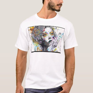 Kunstontwerp met een creatieve rand t-shirt