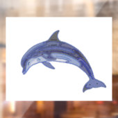 Kunstontwerp met flessendolfijn raamsticker (Vel 2)