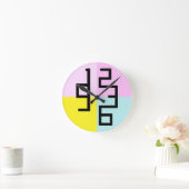 Kunstontwerp modern horloge ronde klok (Huis)