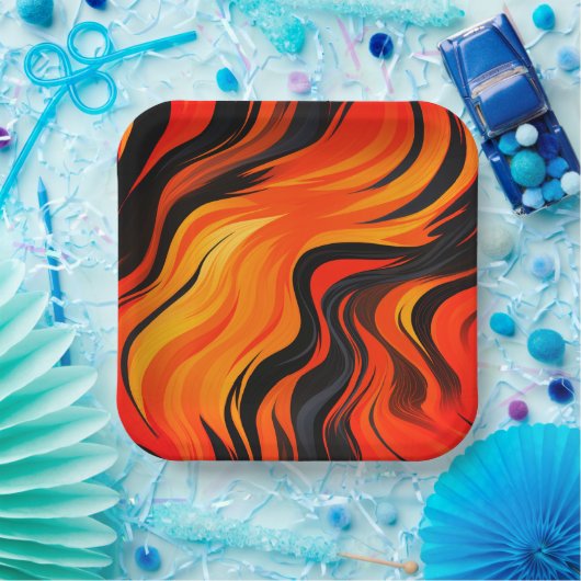 Kunstontwerp Papieren Bordje (Feest)