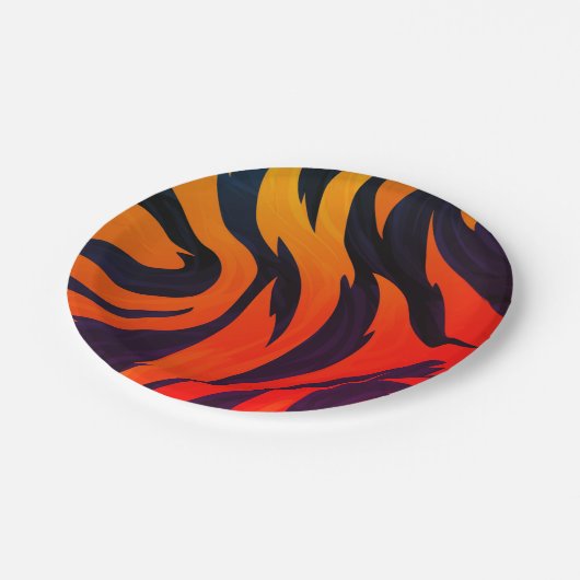 Kunstontwerp Papieren Bordje (Gekanteld)