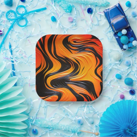 Kunstontwerp Papieren Bordje (Feest)