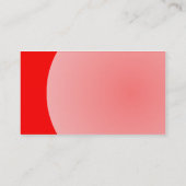 Kunstontwerp - rood visitekaartje (Achterkant)