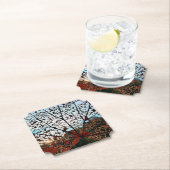 Kunstontwerp van de natuur - Herfst Leaf Onderzett Kartonnen Onderzetters (Insitu)