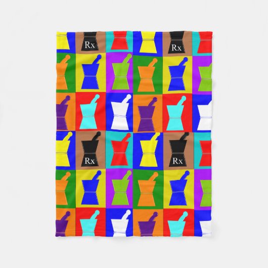 Kunstontwerp van de Pop van Fleece Blanket Deken (Voorkant)