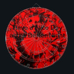 Kunstontwerp van Edgy Kunst Verbluffend Skeezer Qu Dartbord<br><div class="desc">Dartboard heeft zich aan verbluffende dart spelers gehouden. Of je nu een armatuur dartboard speler bent of gewoon op zoek bent naar een perfect dartboard om je zelf en je familie en vrienden te vermaken, de artistieke kwaliteit van het kunstbord die je alleen maar die perfecte dart game maakt, en...</div>