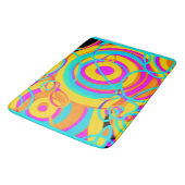 Kunstontwerp van het elektrisch neonpatroon badmat (Gekanteld)