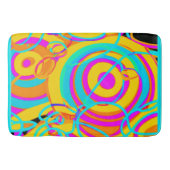 Kunstontwerp van het elektrisch neonpatroon badmat (Voorkant)