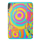 Kunstontwerp van het elektrisch neonpatroon badmat (Voorkant Verticaal)