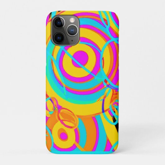 Kunstontwerp van het elektrisch neonpatroon Case-Mate iPhone case (Achterkant)