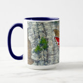 Kunstontwerp van inheemse stammen mok (Links)