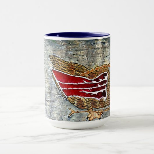 Kunstontwerp van inheemse stammen mok (Midden)