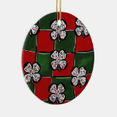 Kunstontwerp van Saint Patty Keramisch Ornament (Rechts)