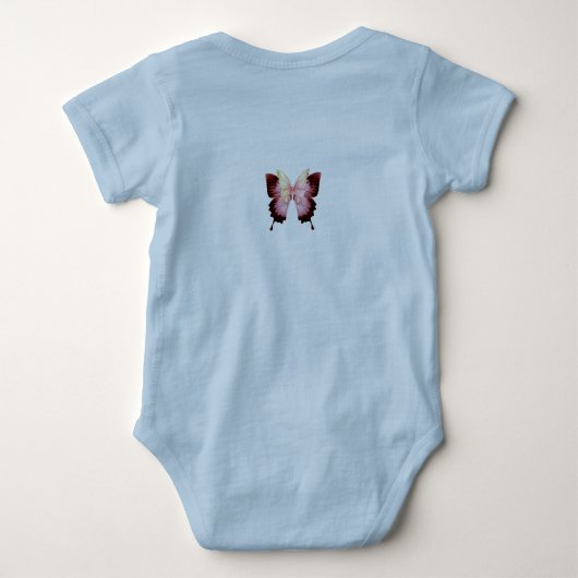 Kunstontwerp voor Butterfly Romper (Achterkant)