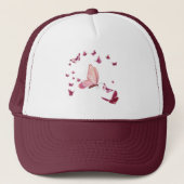 Kunstontwerp voor Butterfly Trucker Pet (Voorkant)