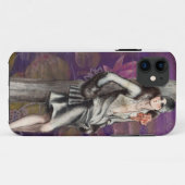 kunstontwerp voor deco Flapper Lady Case-Mate iPhone Case (Achterkant (horizontaal))