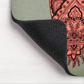 Kunstontwerp voor het Tattoo van de Mehndi Hand Muismat (Hoek)