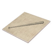 Kunstontwerp voor honkbalsport tegeltje (Zijkant)