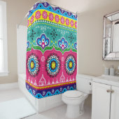 Kunstontwerp voor Indiase en Pakistaanse vrachtwag Douchegordijn (In situ)