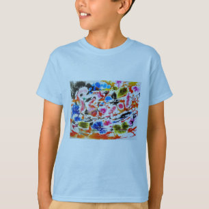 Kunstontwerp voor jongens t-shirt