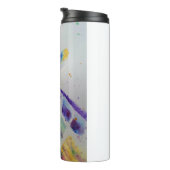 Kunstontwerp voor kleurrijke Giraffe Dierlijke Wat Thermosbeker (Geroteerd rechts)