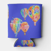 Kunstontwerp voor kleurrijke hot-luchtballon Water Blikjeskoeler (Voorkant)