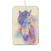 Kunstontwerp voor kleurrijke paarden luchtverfrisser (Voorkant)