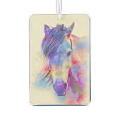 Kunstontwerp voor kleurrijke paarden luchtverfrisser (Achterkant)