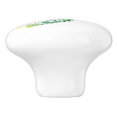 Kunstontwerp voor peulvruchten keramische knop (Zijkant)