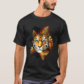 Kunstontwerp voor tijger katten en tijger katten t-shirt