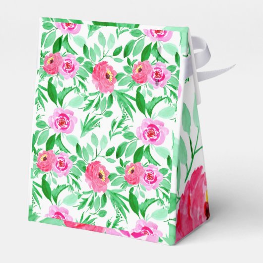 Kunstontwerp voor waterverf Retro Bedankdoosjes (Achterkant)