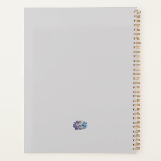 kunstontwerper voor de waterverf, kardinaal en sne planner (Achterkant)