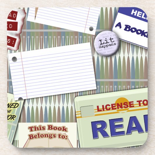 Kunstontwerppatroon voor tekenverfkunst in epic St Drankjes Onderzetter (Voorkant)