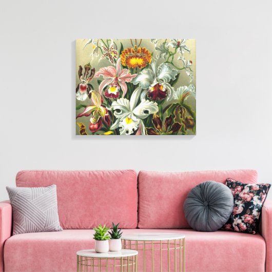 Kunstorchideeën - Kunstvormen van Natuur Canvas Afdruk (Insitu (Woonkamer))