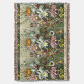 Kunstorchideeën - Kunstvormen van Natuur Deken (Voorkant Verticaal)