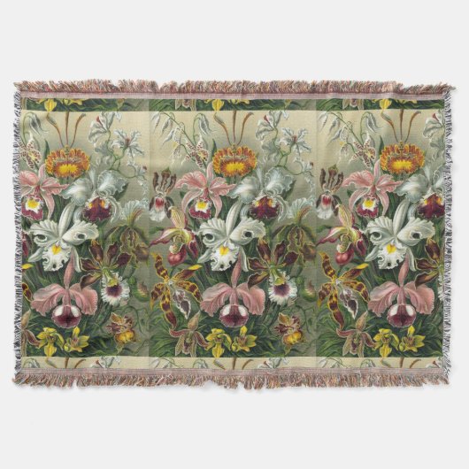 Kunstorchideeën - Kunstvormen van Natuur Deken (Voorkant)