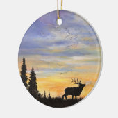 KunstOrnament "De perfecte plek" Keramisch Ornament (Links)