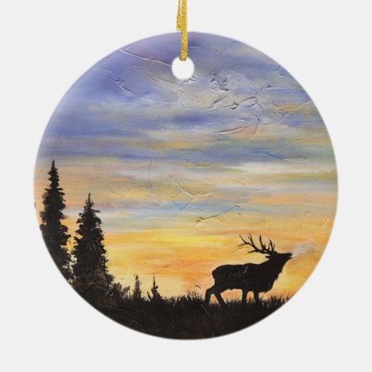 KunstOrnament "De perfecte plek" Keramisch Ornament (Achterkant)