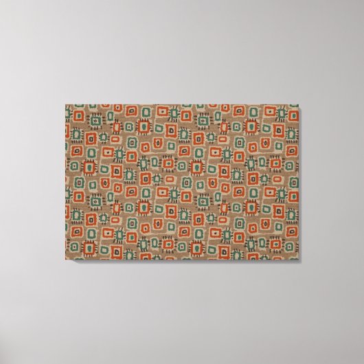 Kunstoude kleding plakdoek canvas afdruk (Voorkant)