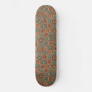 Kunstoude kleren aan skateboard