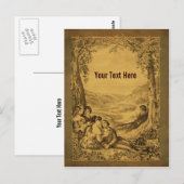  kunstpaar Picnic  Briefkaart (Voorkant / Achterkant)