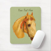  kunstpaard Tekening Mousepad Muismat (Met muis)