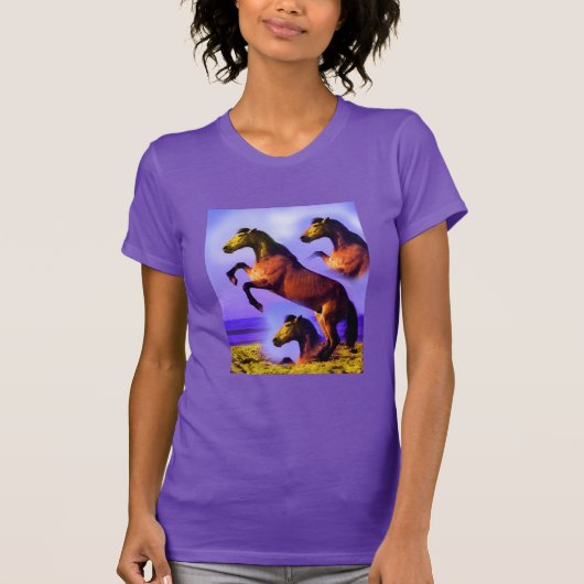 Kunstpaarden T-shirt (Voorkant)