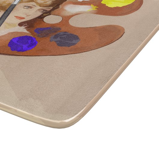 kunstpalet snijplank (Hoek)