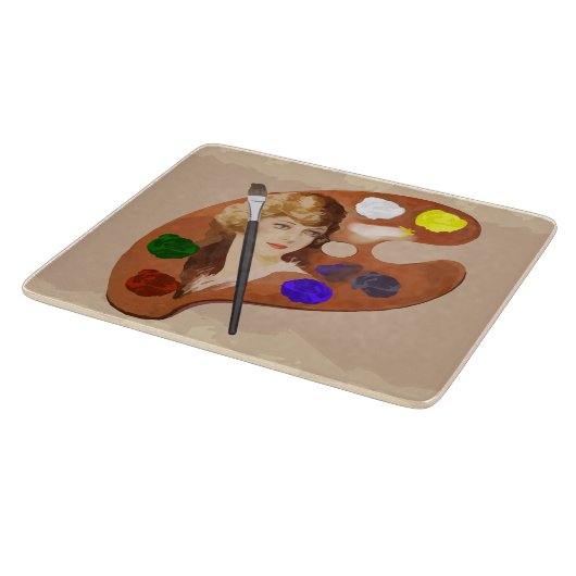  kunstpalet snijplank (Hoek)