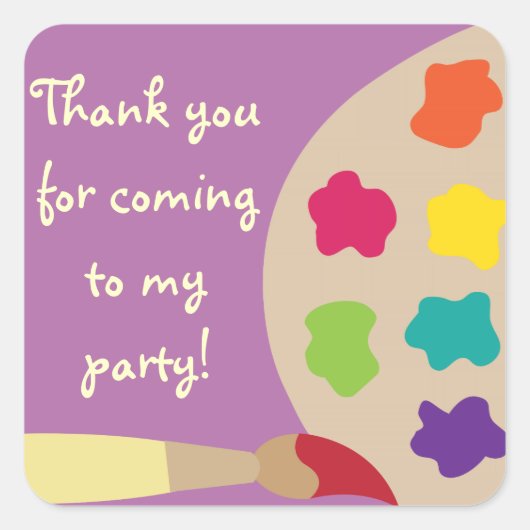 Kunstpalet Stickers - Paarse (Voorkant)