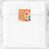 Kunstpalet Stickers - Sinaasappel (Tas)