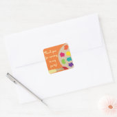 Kunstpalet Stickers - Sinaasappel (Envelop)