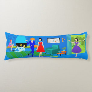 Kunstpalmen met atoomhandpalmen lichaamskussen