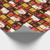 Kunstpaneelpatroon Samurai Jack & Aku Cadeaupapier (Hoek)